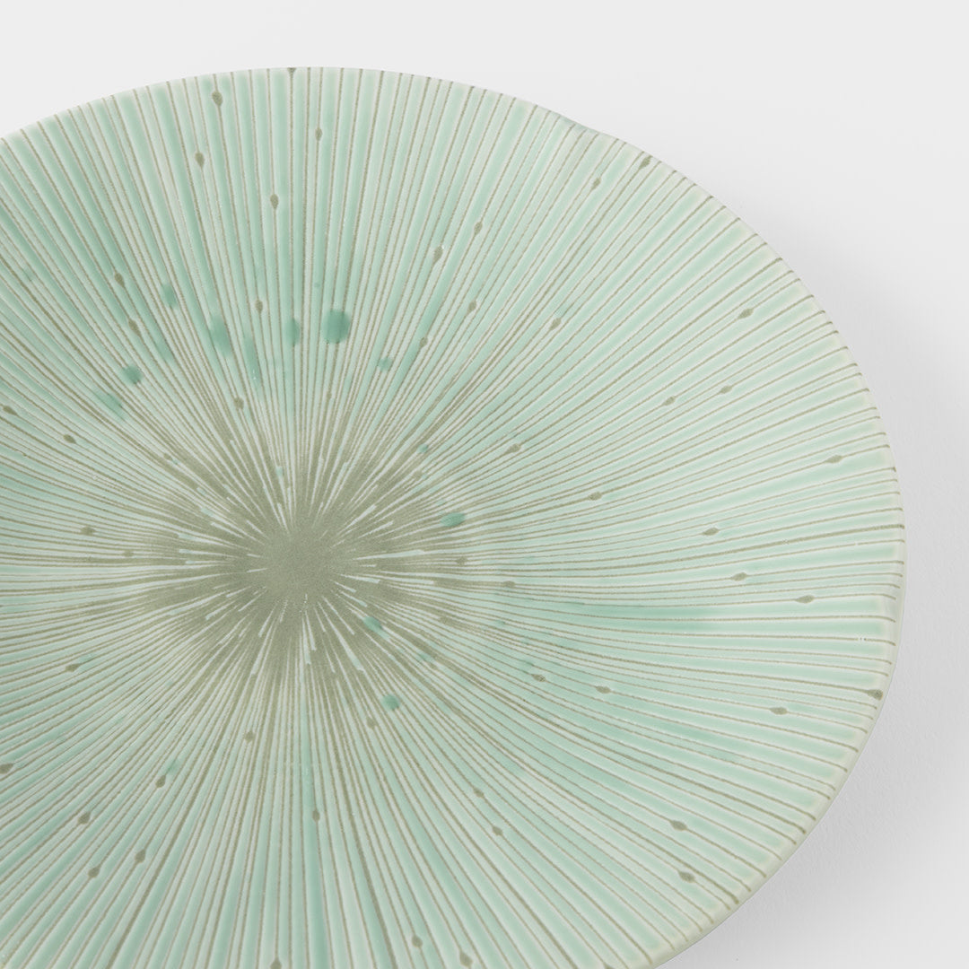 Side Plate 22cm Ice Green Glaze - Image 3