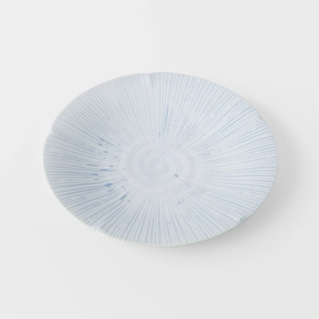 Side Plate 22cm Ice Blue Glaze - Image 1