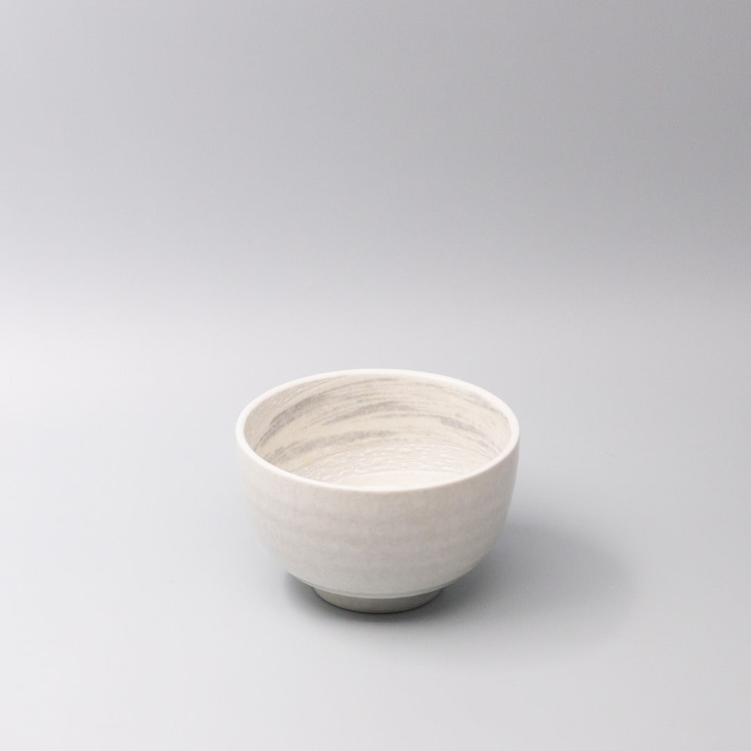Bowl 16cm Grey Swirl Glaze - Image 1
