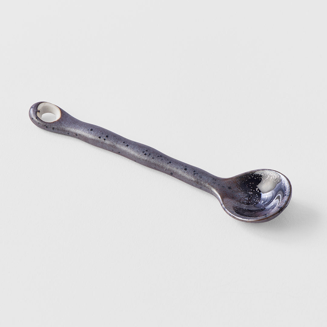 Spoon 12cm Black Speckle - Image 1