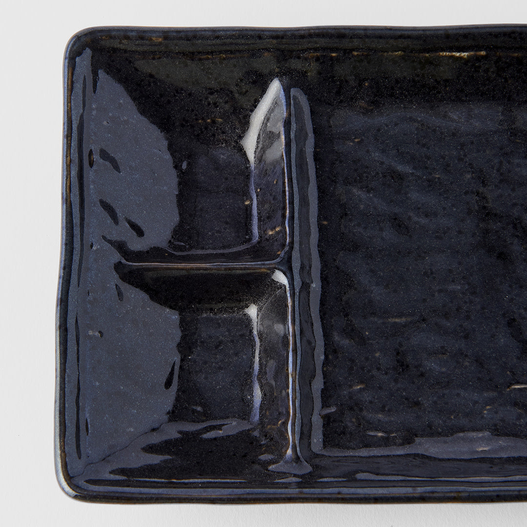 Dumpling Plate 21cm Black Glaze - Image 2