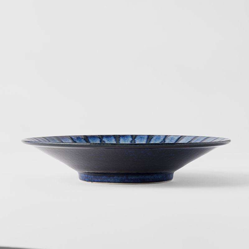 Bowl 24cm Indigo Drip Glaze - Image 5