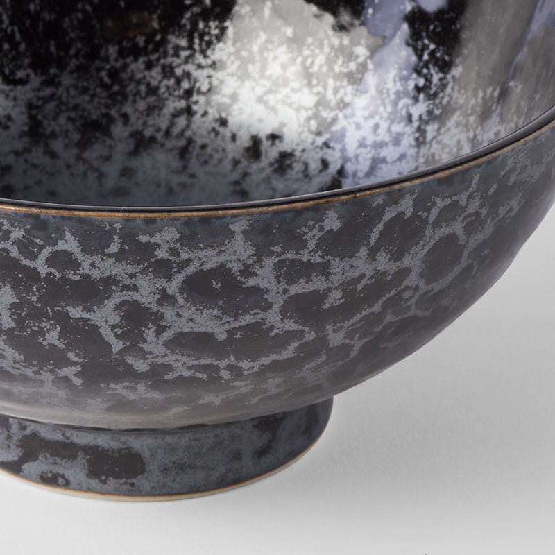 Udon Bowl 19.5cm Black Pearl Glaze - Image 3
