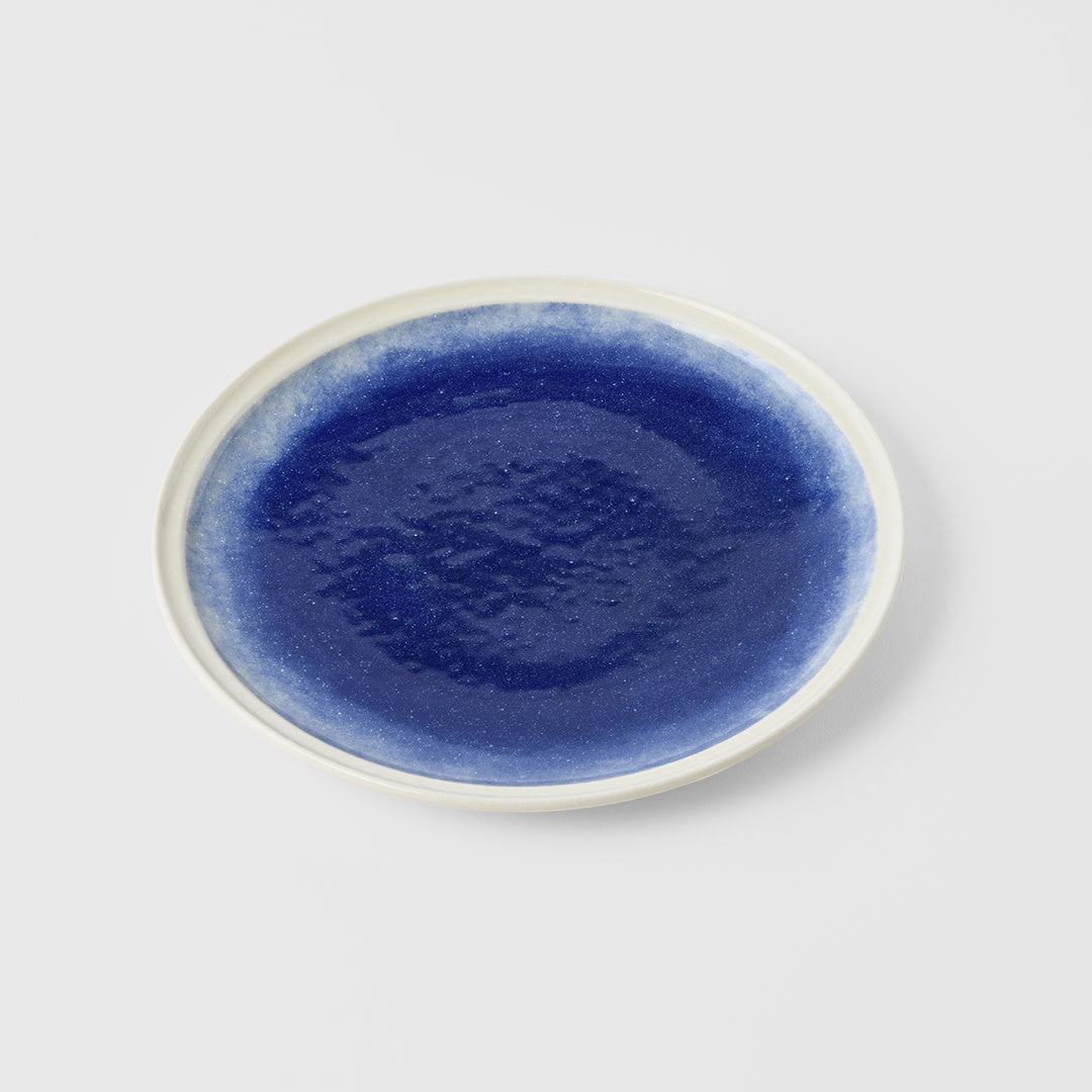 Dinner Plate 23 cm Ocean Blue Glaze - Image 1