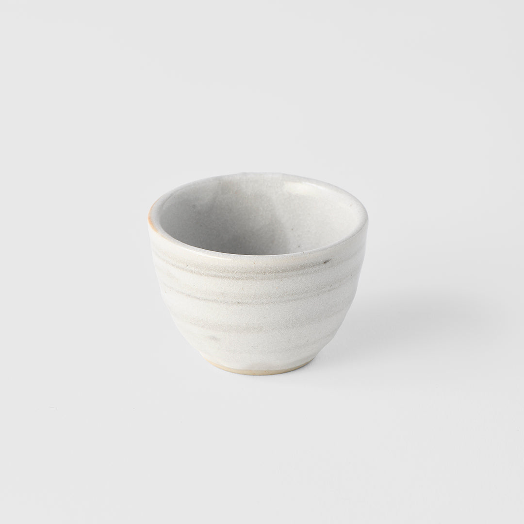 Sake Cup 20ml White Glaze - Image 1