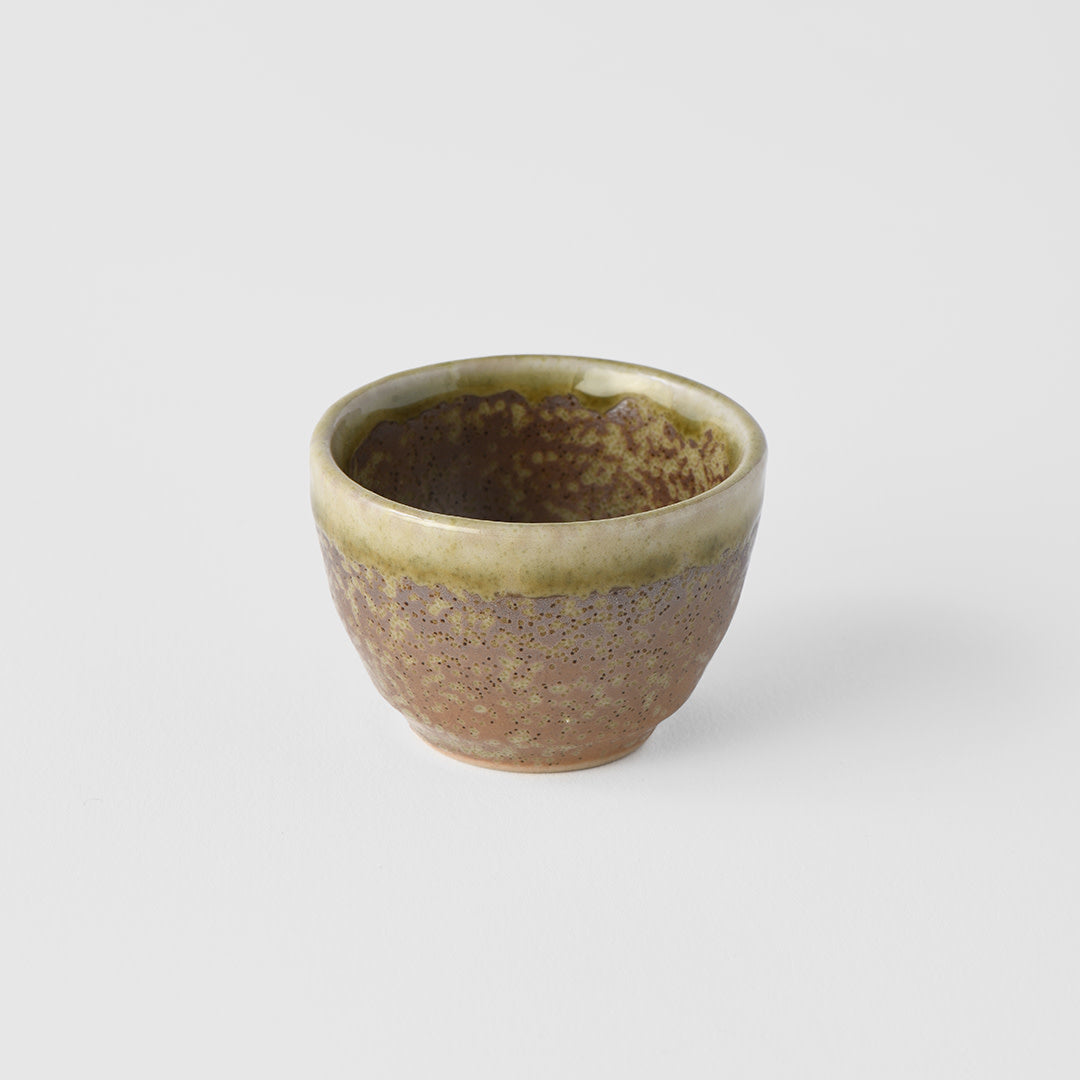 Sake Cup 30ml Light Brown Glaze - Image 1