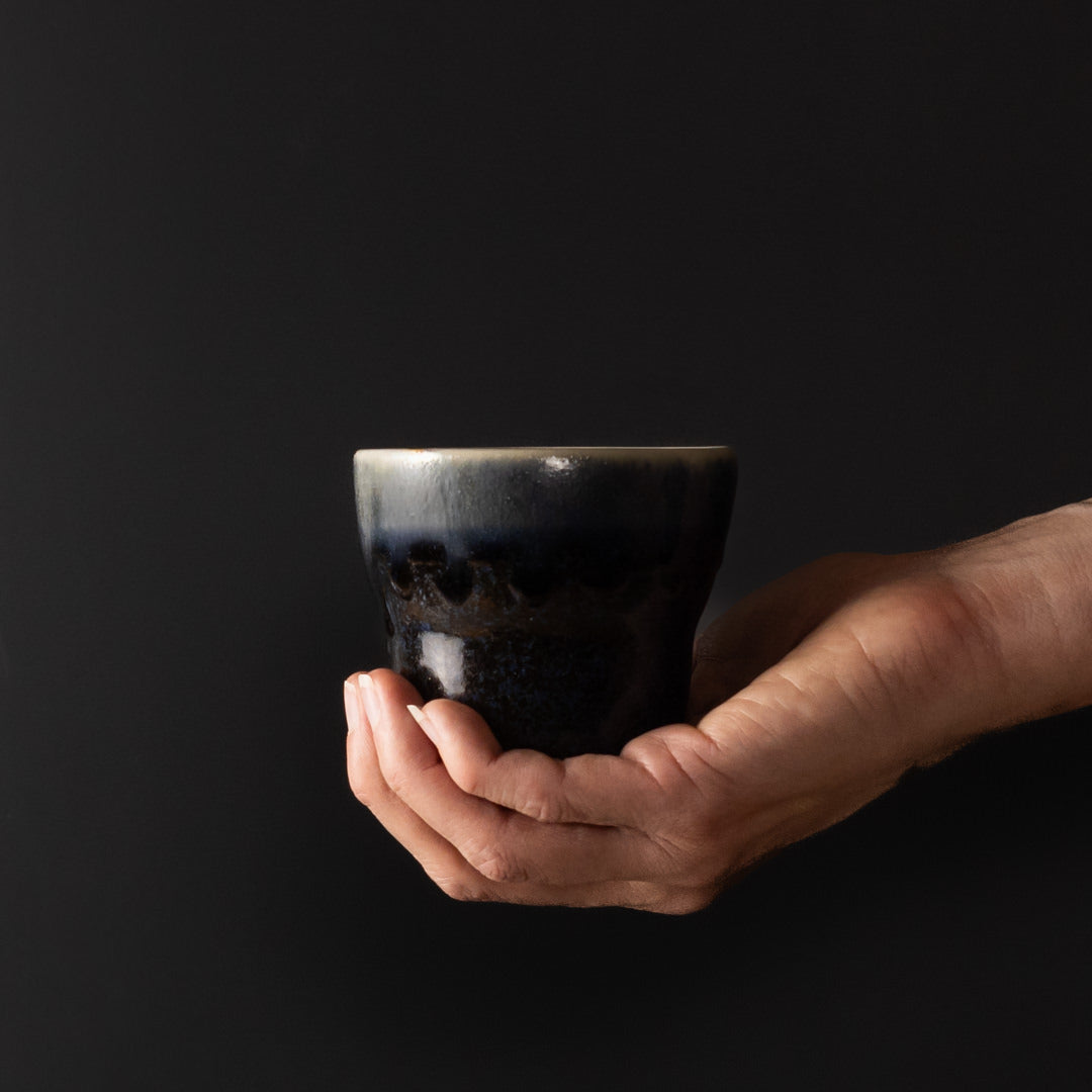 Mug Yunomi 280ml Dark Indigo Glaze - Image 1