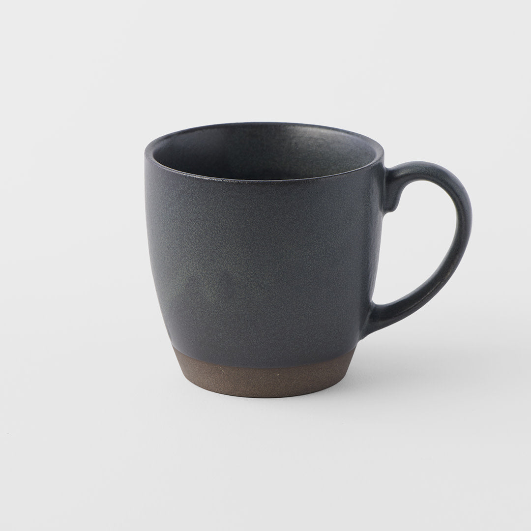 Taiko Mug 265ml Black & Bisque Glaze - Image 1