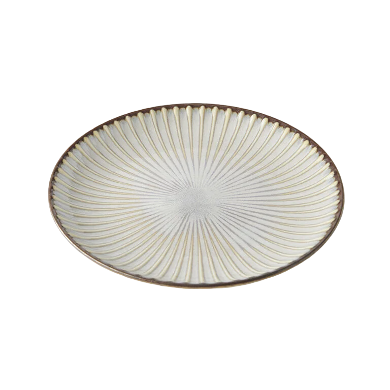 Plate 16cm White Sendan Glaze - Image 1