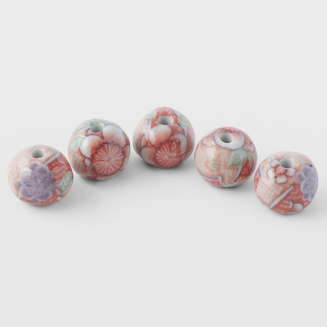 Incense Stand 2.3cm Red Chiyogami - Image 1