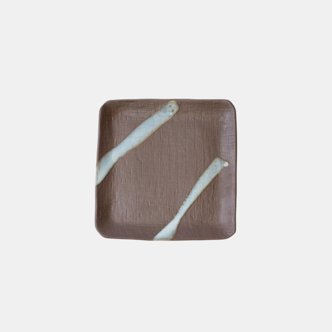 Saucer Apex 12.8cm Cloud Blue Bisque Glaze - Image 1