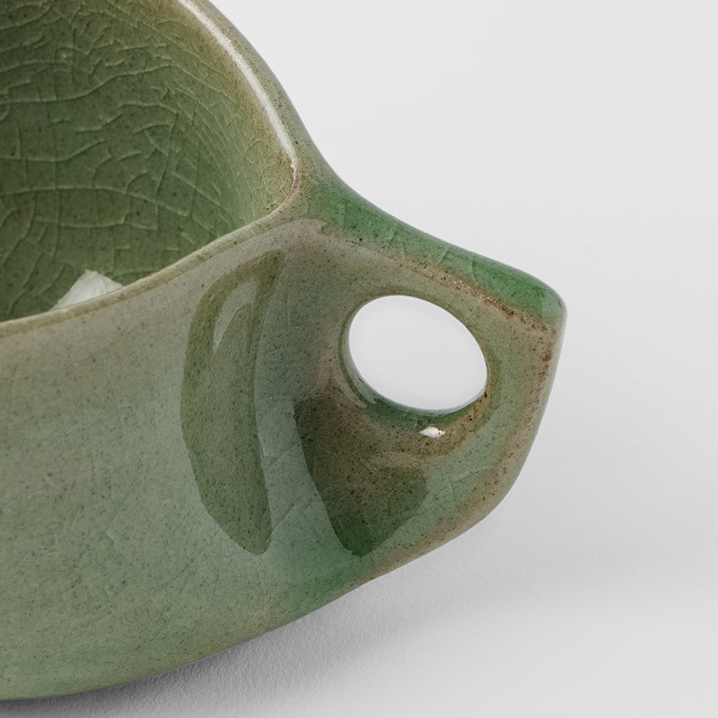 Cup 100ml Arc Green Glaze - Image 2