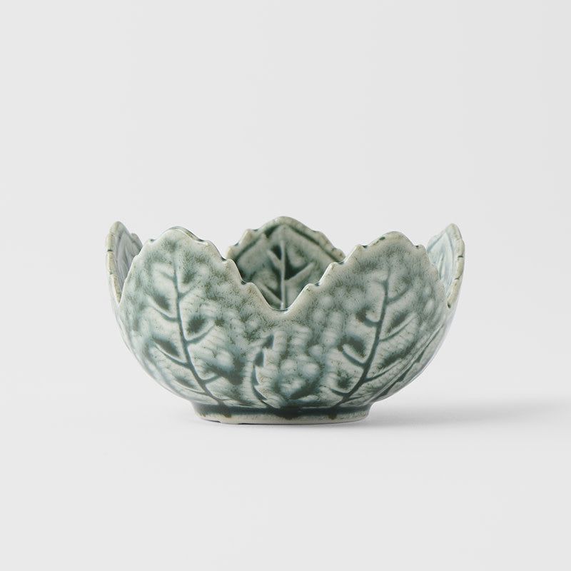 Sauce Dish Leaf 7.5cm Green Glaze - Image 4