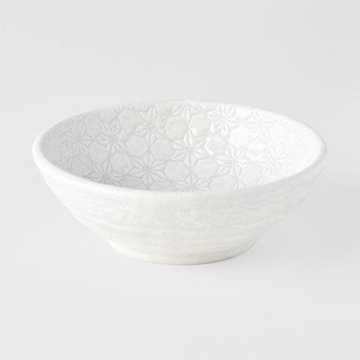 Tapas Bowl 13cm White Star Glaze - Image 1