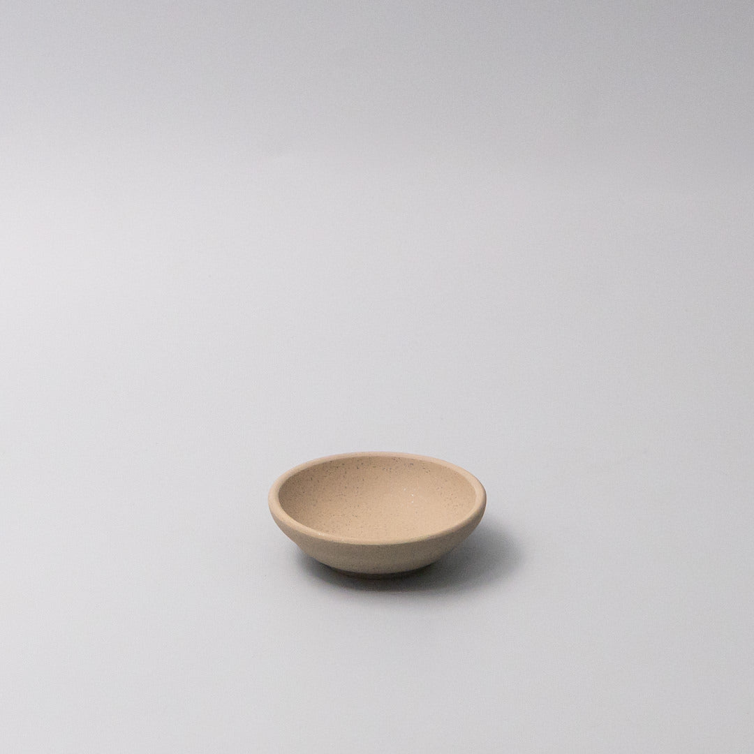 Sauce Dish 8cm Kozara Dry Latte Glaze - Image 1