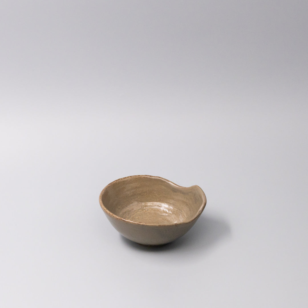 Bowl with Handle 13cm Hazel Glaze - Image 1