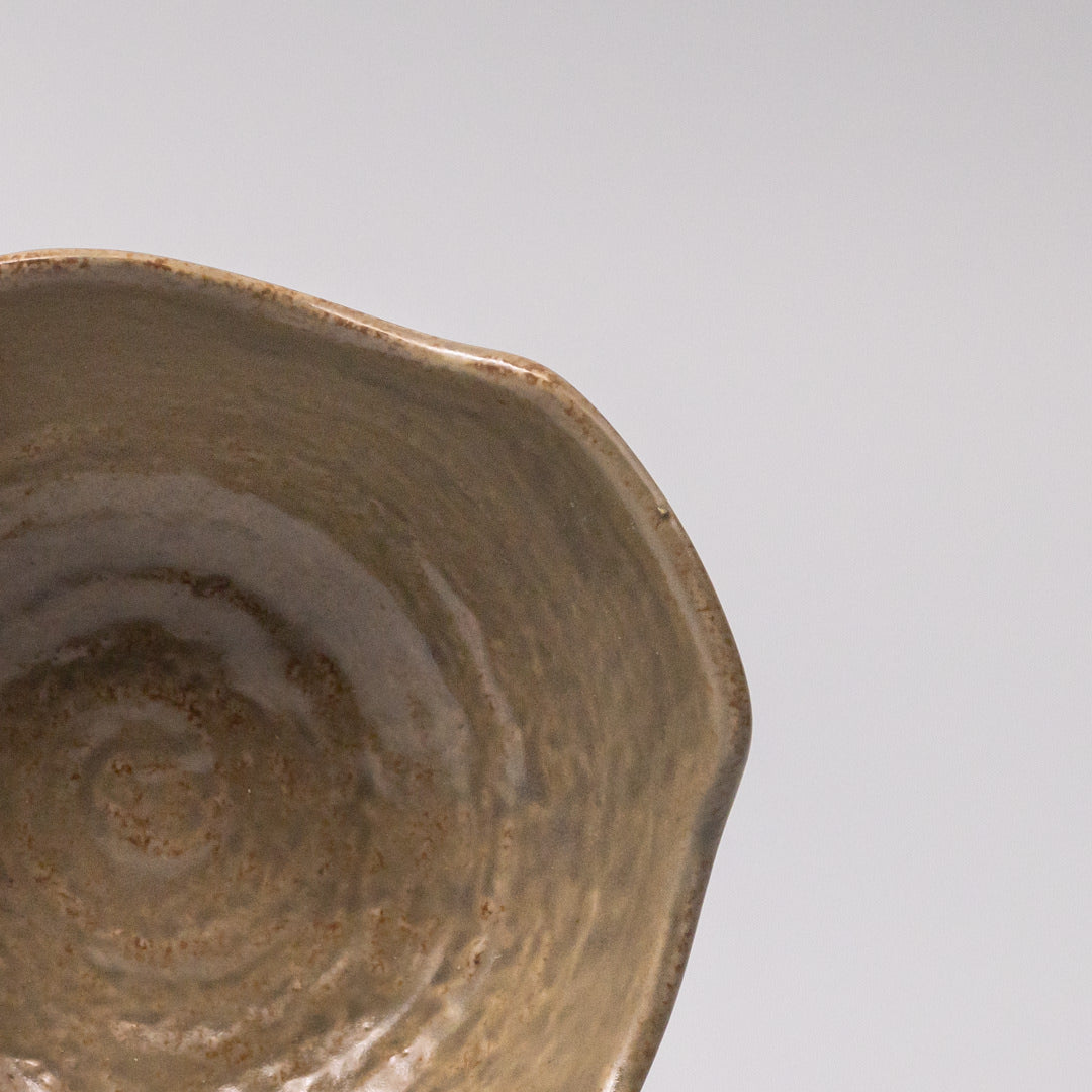 Bowl with Handle 13cm Hazel Glaze - Image 4