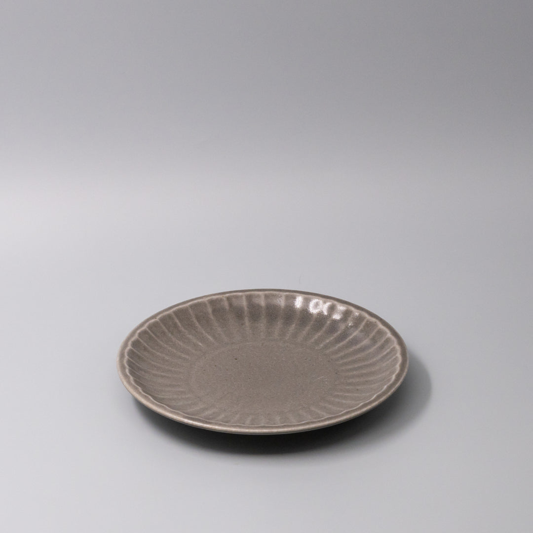 Plate 21.4cm Sunburst Dove Glaze - Image 1