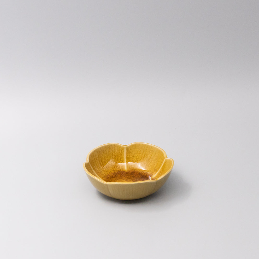 Sauce Dish 12.5cm Amane Amber Glaze - Image 1