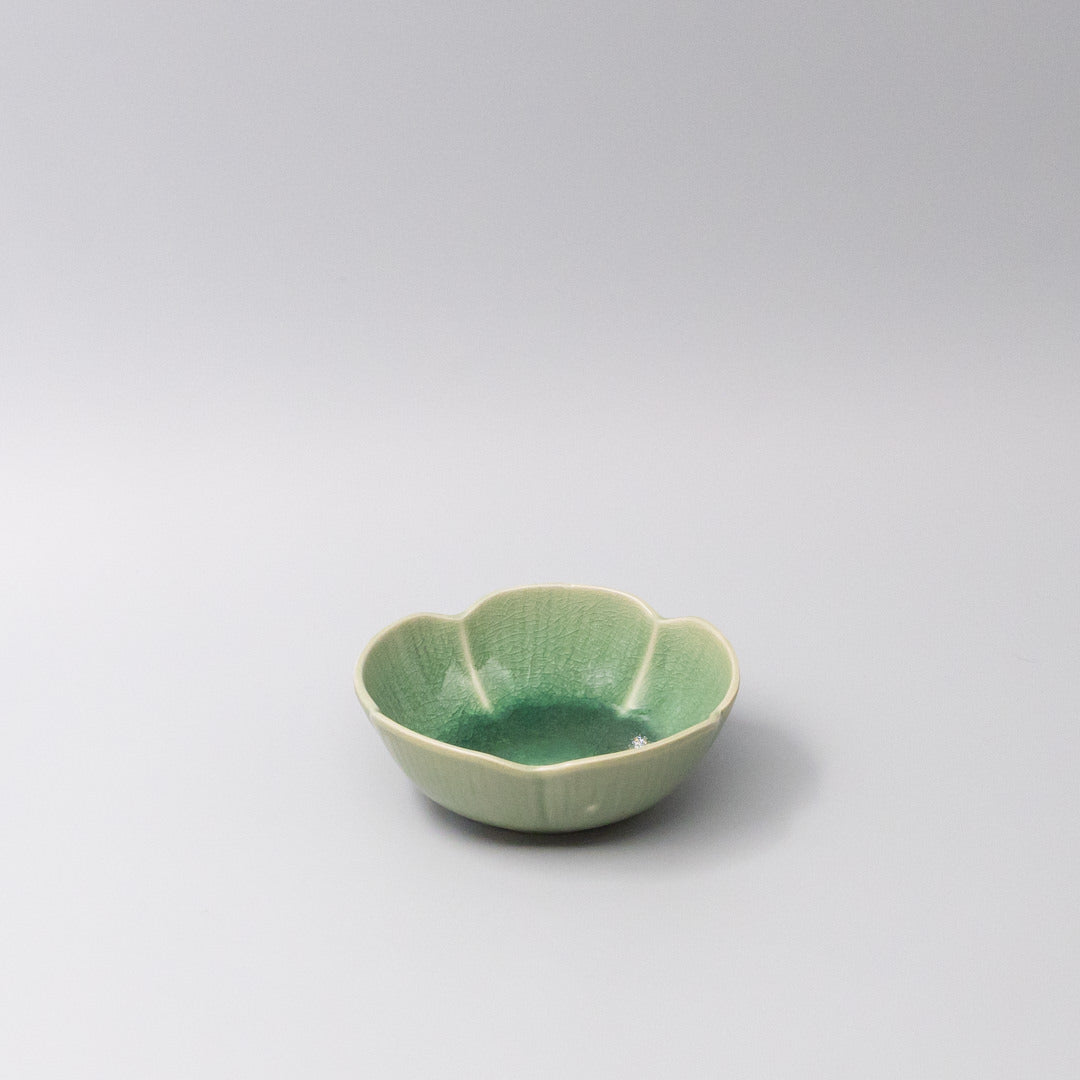 Sauce Dish 12.5cm Amane Emerald Glaze - Image 1