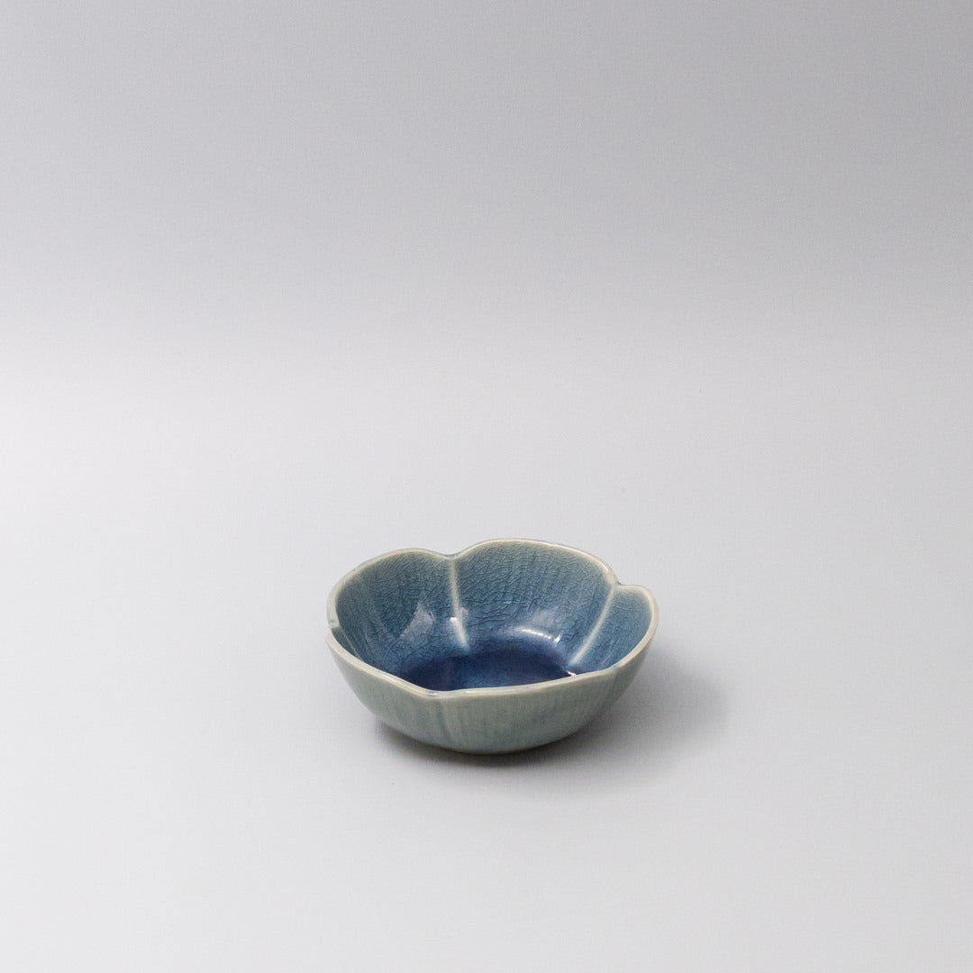 Sauce Dish 12.5cm Amane Sapphire Glaze - Image 1