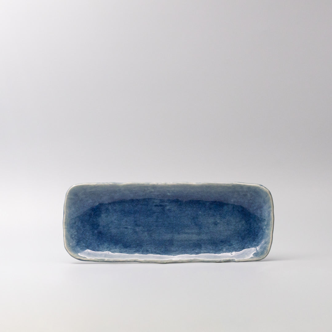 Plate Sashimi 31cm Amane Sapphire Glaze - Image 3