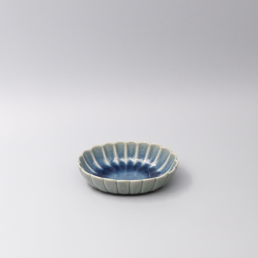 Bowl Oval 16cm Amane Sapphire Glaze - Image 1