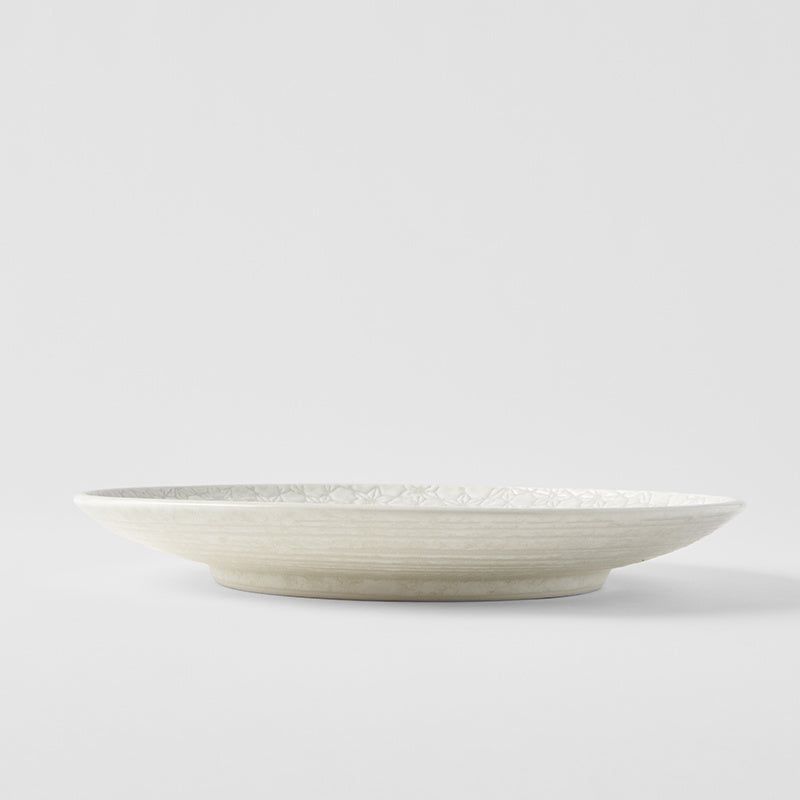 Dinner Plate 25.5cm White Star Glaze - Image 2
