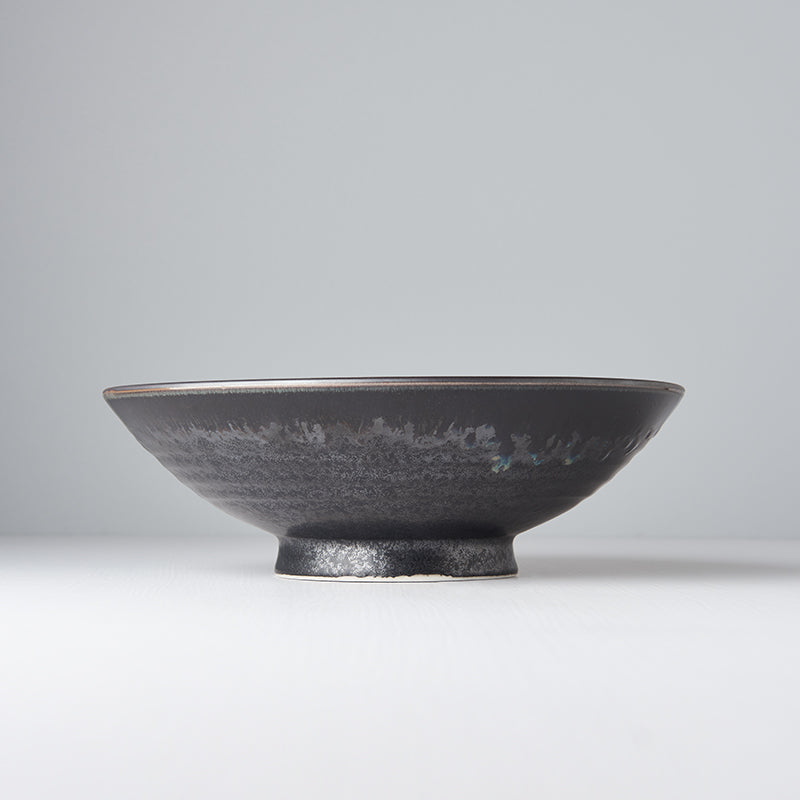 Ramen Bowl 24cm Matt Black Glaze - Image 2