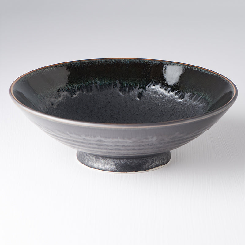 Ramen Bowl 24cm Matt Black Glaze - Image 5