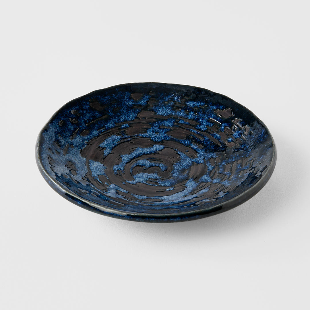 Saucer 13cm Copper Swirl Glaze - Image 1