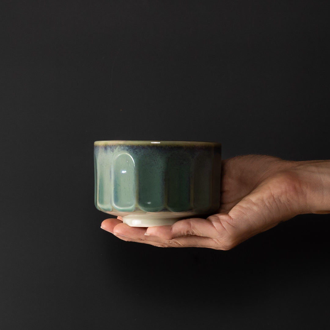 Matcha Tea Bowl 11cm Pale Green - Image 1