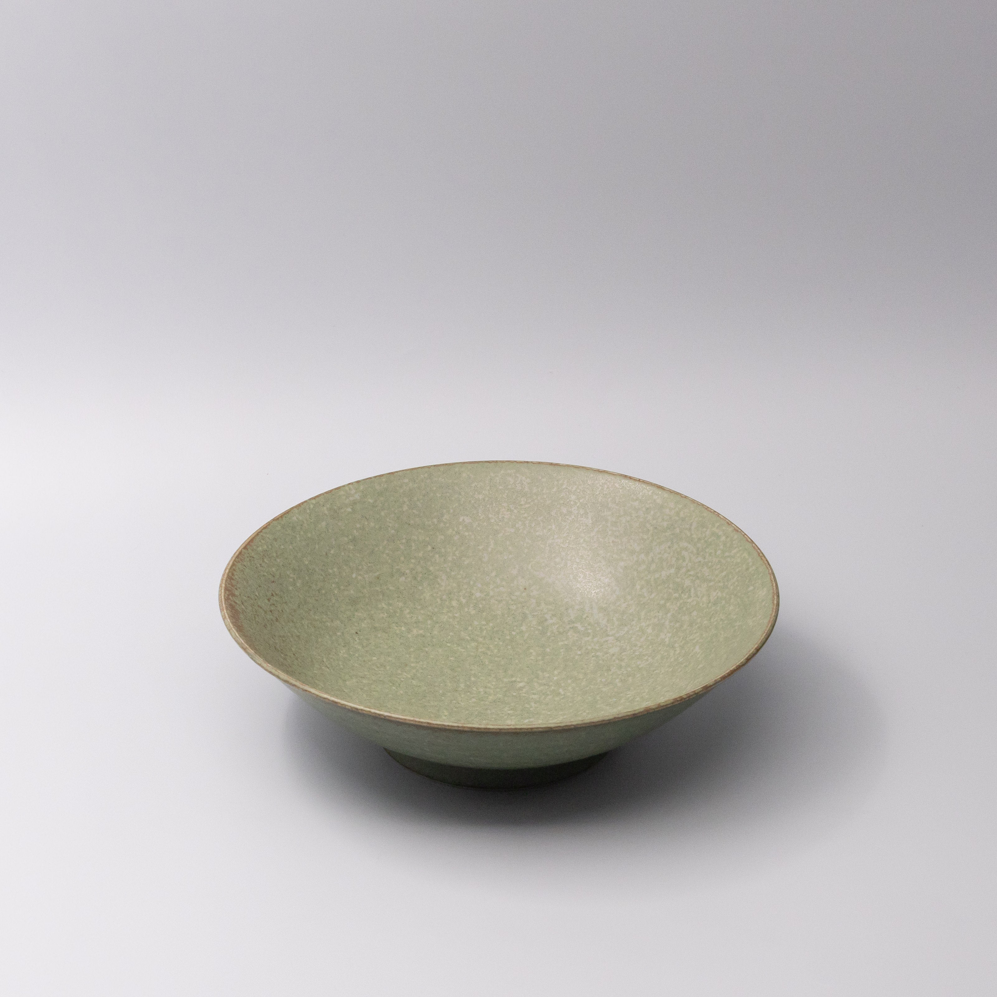 Ramen Bowl 25cm Green Fade Glaze - Image 1