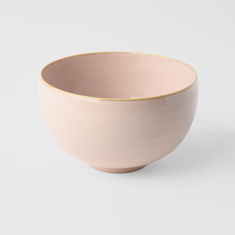 Bowl Round Medium 13cm Sakura Pink Glaze - Image 1
