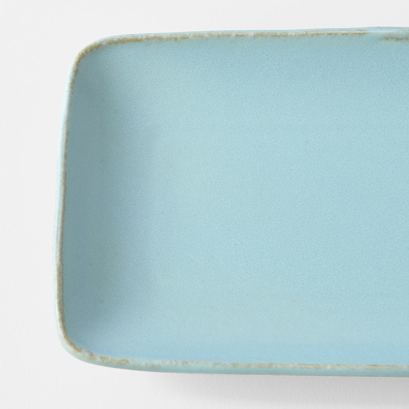 Sashimi Plate 29cm Soda Blue Glaze - Image 2