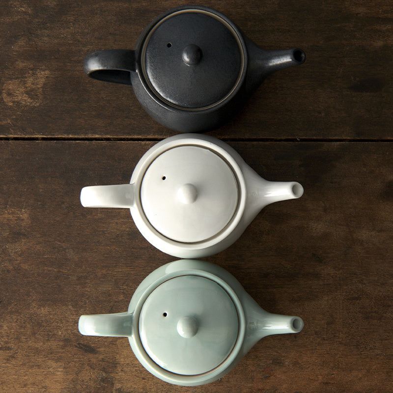 Teapot 400ml Matte White Glaze - Image 5