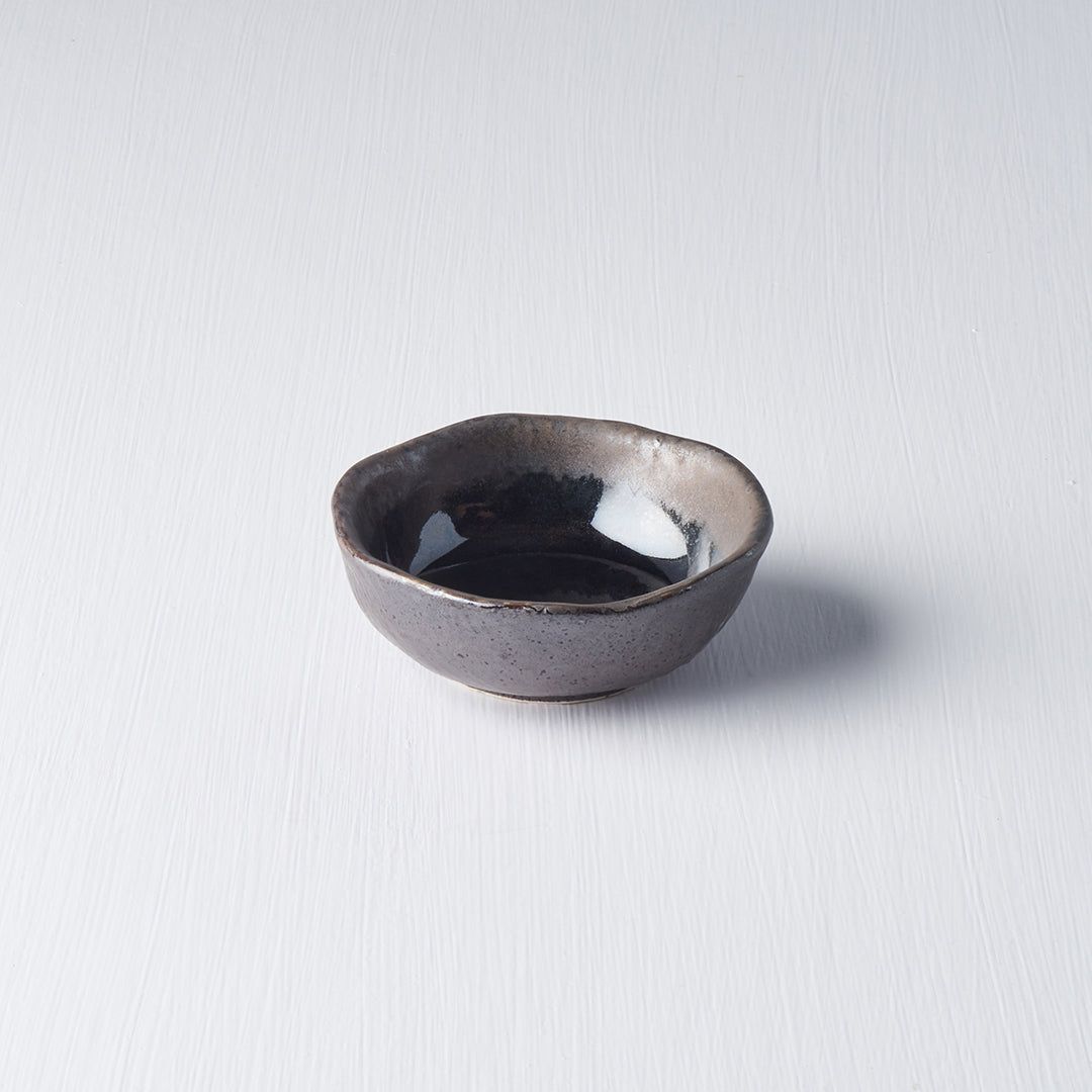 Sauce Bowl 8cm Black Mingei Glaze - Image 3