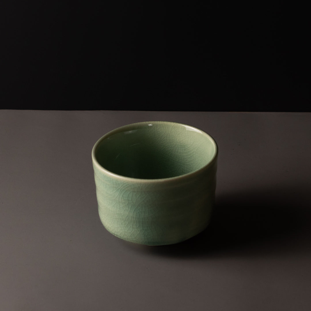 Matcha Tea Bowl 10cm Jade - Image 3