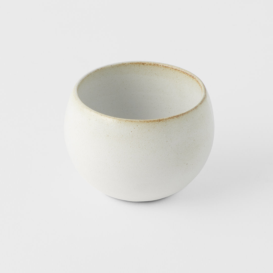 Cup Round 180ml Oatmeal Glaze - Image 1