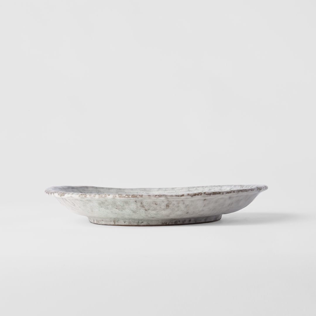 Serving Plate 27cm Aqua Splash Glaze - Image 3
