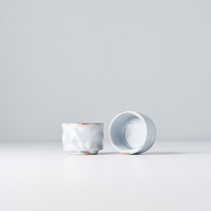 Sake Cup 50ml White Cloud Glaze - Image 5