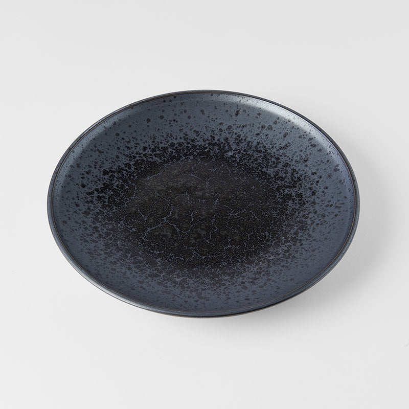 Dinner Plate 25cm Black Pearl Glaze - Image 1