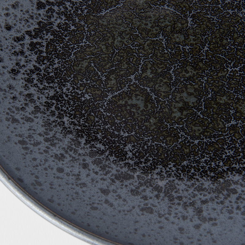 Dinner Plate 25cm Black Pearl Glaze - Image 2