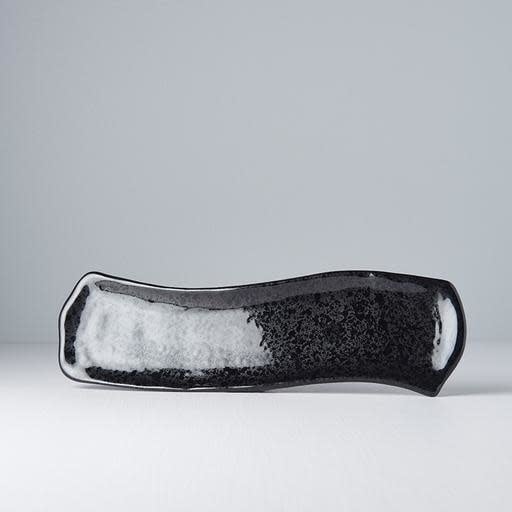Sashimi Plate 33cm Gunmetal Glaze - Image 1