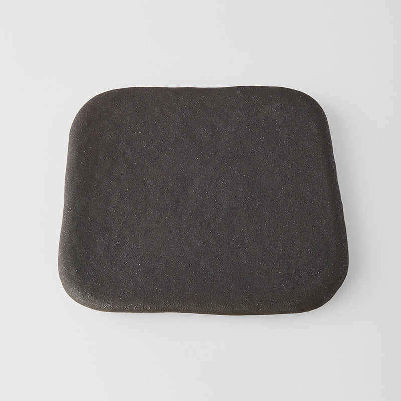 Plate Square 25cm Stone Slab Design - Image 1
