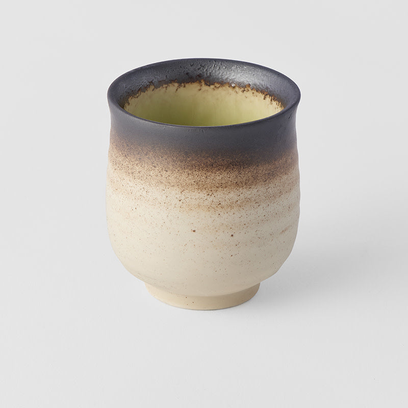 Mug 200ml Lime Green Crackle Glaze - Image 1