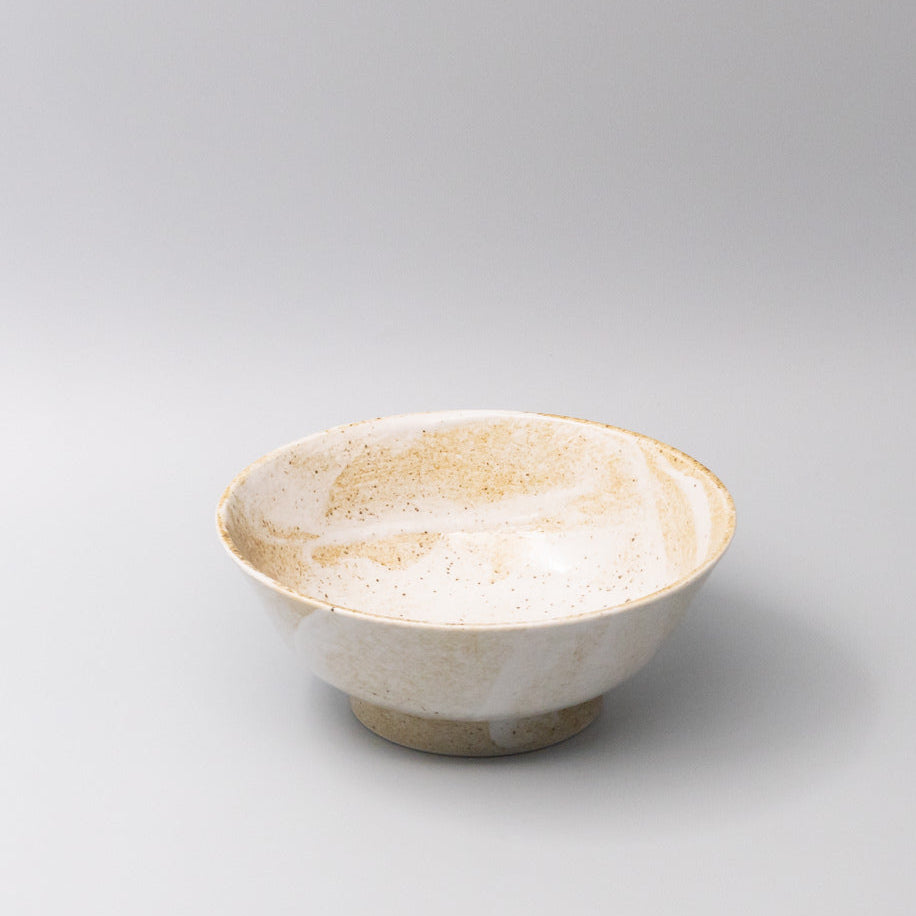 Ramen Bowl 21cm Snow Bamboo Glaze - Image 1
