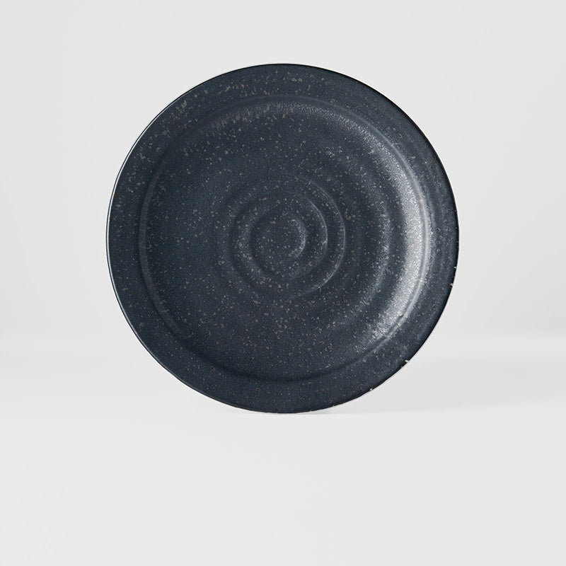 Dinner Plate 26cm Ibushi Black Glaze - Image 1