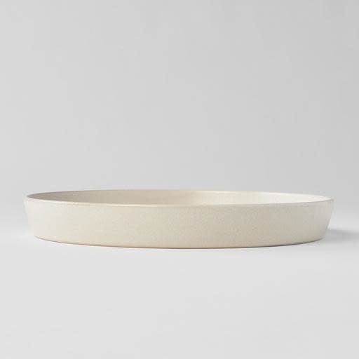 Plate High Rim 25cm Craft White Glaze - Image 4