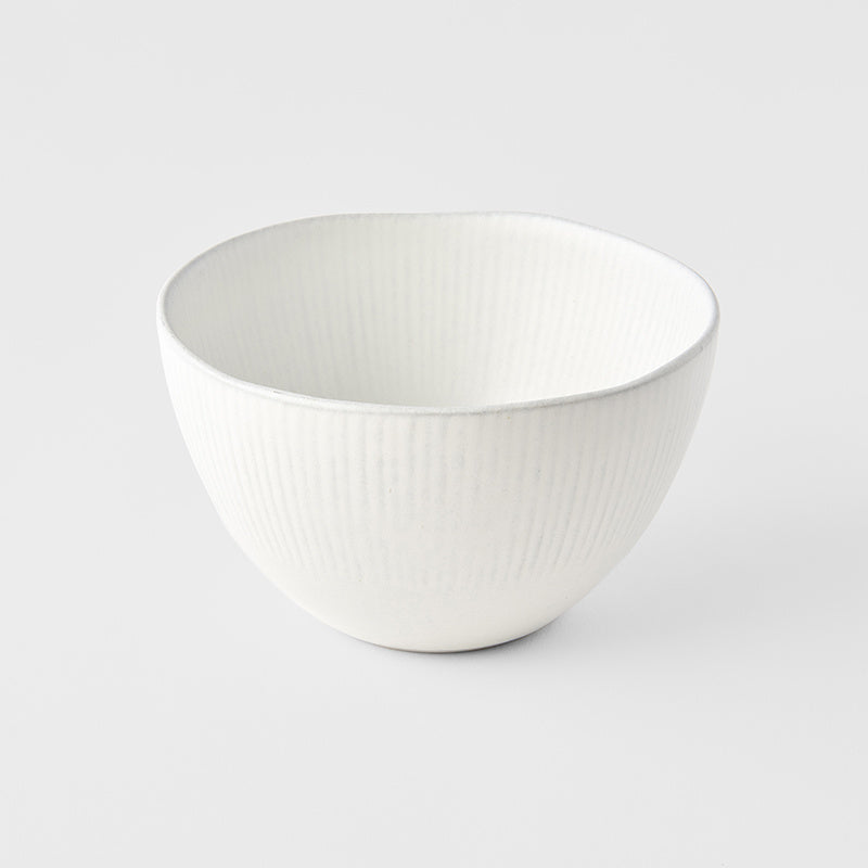 Deep Bowl 13.5cm Snow Leaf Glaze - Image 1